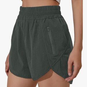 BJML | Size M | Women's Dark Green Athletic Shorts